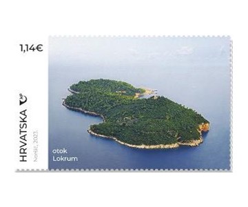 HRVATSKI TURIZAM – LOKRUM, zračna snimka otoka Lokruma 