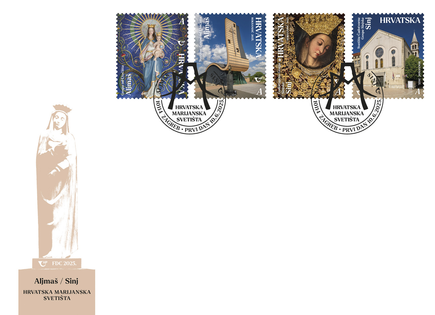 Marijanska svetišta na poštanskim markama