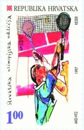 HRVATSKA OLIMPIJSKA ODLIČJA - TENIS - DVIJE BRONCE, BARCELONA 92