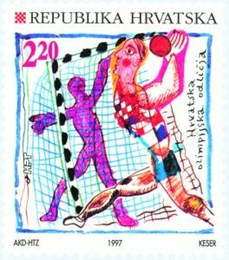 HRVATSKA OLIMPIJSKA ODLIČJA - RUKOMET - ZLATO, ATLANTA 96
