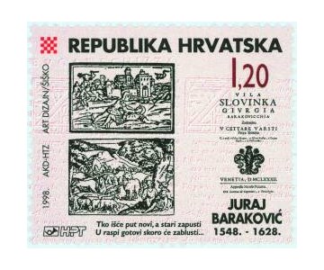 ISTAKNUTA PERA HRVATSKE KNJIŽEVNOSTI - 450. OBLJETNICA ROĐENJA  JURJA BARAKOVIĆA
