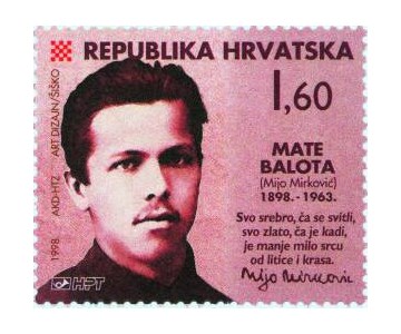 ISTAKNUTA PERA HRVATSKE KNJIŽEVNOSTI - 100. OBLJETNICA ROĐENJA MATE BALOTE