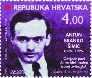 ISTAKNUTA PERA HRVATSKE KNJIŽEVNOSTI - 100.OBLJETNICA ROĐENJA ANTUNA BRANKA ŠIMIĆA