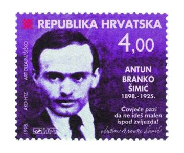 ISTAKNUTA PERA HRVATSKE KNJIŽEVNOSTI - 100.OBLJETNICA ROĐENJA ANTUNA BRANKA ŠIMIĆA
