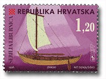 HRVATSKO BRODOVLJE - LIBURNSKA BRODICA
