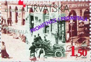 HRVATSKE PROMETNICE I PROMETALA - PRVI AUTOMOBIL U ZAGREBU 1901. GODINE