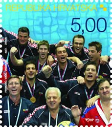 HRVATSKA - SVJETSKI PRVAK U VATERPOLU - MELBOURNE 2007. (blok)