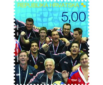HRVATSKA - SVJETSKI PRVAK U VATERPOLU - MELBOURNE 2007. (blok)