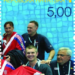 HRVATSKA - SVJETSKI PRVAK U VATERPOLU - MELBOURNE 2007. (blok)