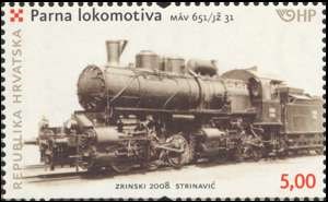 LOKOMOTIVE - Parna lokomotiva serije MÁV 651/JŽ 31