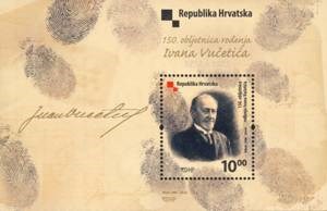 150. OBLJETNICA ROĐENJA IVANA VUČETIĆA  (blok)