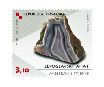 MINERALI I STIJENE - LEPOGLAVSKI AHAT (blok) 