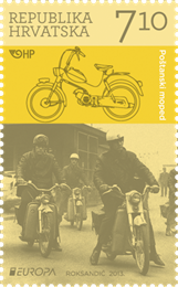 EUROPA - POŠTANSKA VOZILA, Poštanski moped