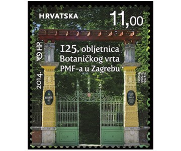 125. OBLJETNICA BOTANIČKOG VRTA PRIRODOSLOVNO-MATEMATIČKOG FAKULTETA SVEUČILIŠTA U ZAGREBU (blok)