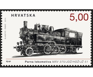 LOKOMOTIVE, Parna lokomotiva serije MÁV 375/JDŽ/HDŽ/JŽ 51