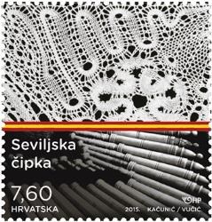 ČIPKA NA BATIĆE, SEVILJSKA ČIPKA