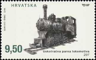 LOKOMOTIVE –  parna lokomotiva oznake br. 207