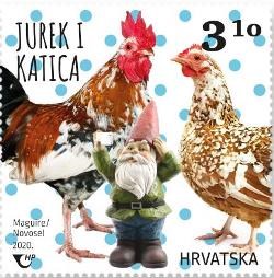 DJEČJI SVIJET – PATULJASTE ŽIVOTINJE, Jurek i katica – hrvatska patuljasta kokoš 