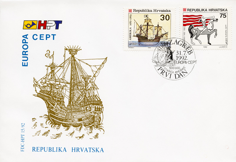 EUROPA CEPT - 500. OBLJETNICA OTKRIĆA AMERIKE