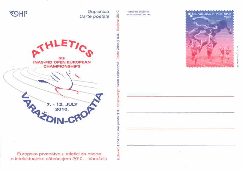 Europsko prvenstvo u atletici za osobe s intelektualnim oštećenjem 2010. - Varaždin