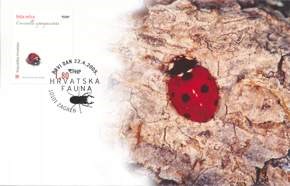 HRVATSKA FAUNA - Božja ovčica -Coccinella septempunctata 