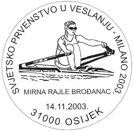 SVJETSKO PRVENSTVO U VESLANJU - MILANO 2003. - MIRNA RAJLE-BROĐANAC