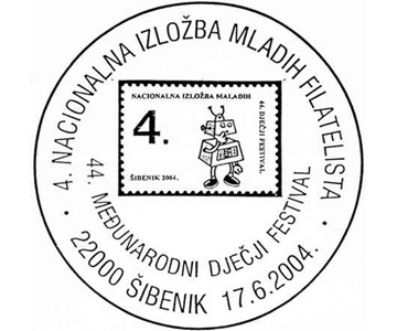 4. NACIONALNA IZLOŽBA MLADIH FILATELISTA - 44. MEĐUNARODNI DJEČJI FESTIVAL