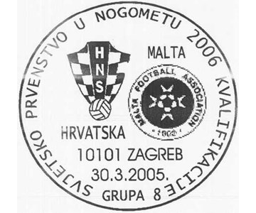 SVJETSKO PRVENSTVO U NOGOMETU 2006 - KVALIFIKACIJE GRUPA 8 - HRVATSKA - MALTA