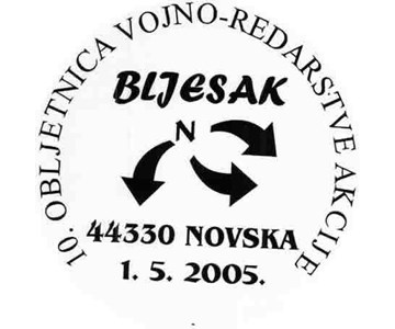 BLJESAK I OLUJA - 10.OBLJETNICA VOJNOREDARSTVENIH AKCIJA
