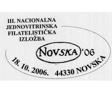 3. NACIONALNA JEDNOVITRINSKA FILATELISTIČKA IZLOŽBA