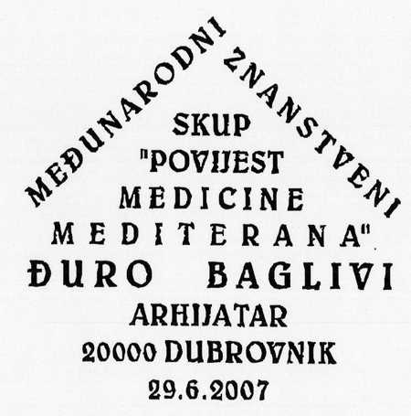 MEĐUNARODNI ZNANSTVENI SKUP ’POVIJEST MEDICINE MEDITERANA’