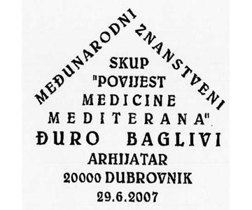 MEĐUNARODNI ZNANSTVENI SKUP ’POVIJEST MEDICINE MEDITERANA’