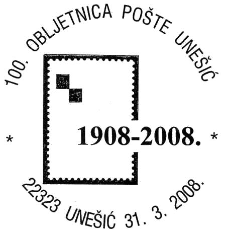 100. OBLJETNICA POŠTE UNEŠIĆ