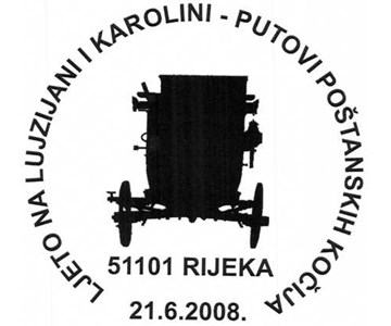 LJETO NA LUJZIJANI I KAROLINI - PUTEVI POŠTANSKIH KOČIJA