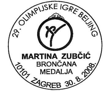 29. OLIMPIJSKE IGRE BEIJING - MARTINA ZUBČIĆ - BRONČANA MEDALJA