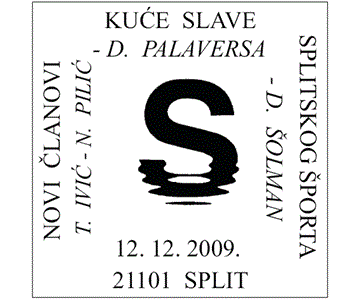 NOVI ČLANOVI KUĆE SLAVE SPLITSKOG ŠPORTA <BR> T. IVIĆ - N. PILIĆ - D. PALAVERSA - D. ŠOLMAN