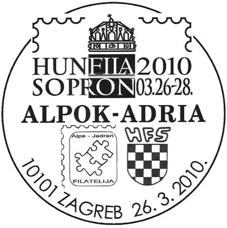 HUNFILA 2010<BR>SOPRON 03.26-28.<BR>ALPOK-ADRIA