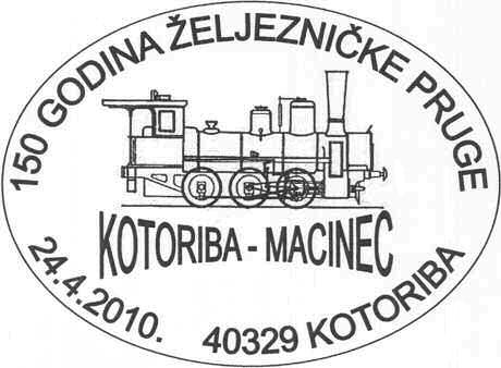 150 GODINA ŽELJEZNIČKE PRUGE KOTORIBA-MACINEC