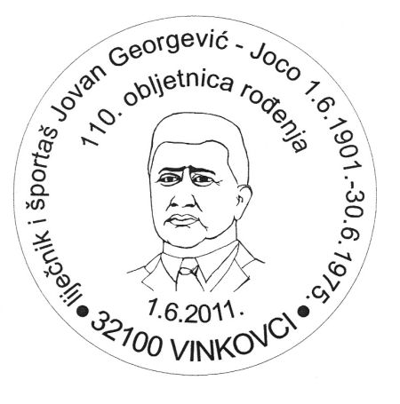 LIJEČNIK I ŠPORTAŠ JOVAN GEORGEVIĆ - JOCO<BR>110. OBLJETNICA ROĐENJA