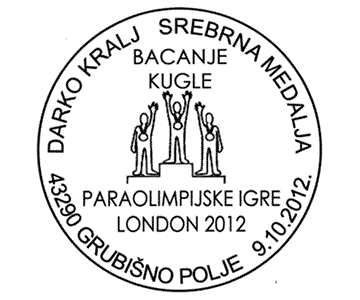 PARAOLIMPIJSKE IGRE LONDON 2012 - DARKO KRALJ - BRONČANA MEDALJA - BACANJE KUGLE