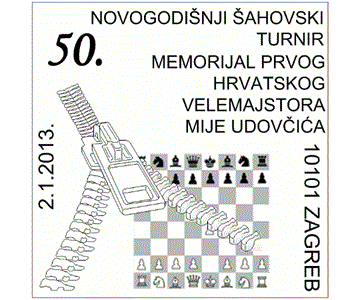 50. NOVOGODIŠNJI ŠAHOVSKI TURNIR MEMORIJAL PRVOG HRVATSKOG VELEMAJSTORA MIJE UDOVČIĆA