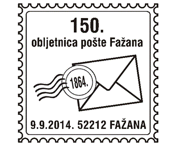 150. OBLJETNICA POŠTE FAŽANA