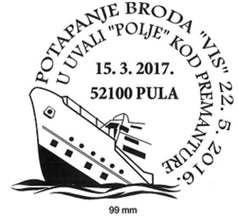 POTAPANJE BRODA "VIS" 