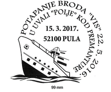 POTAPANJE BRODA "VIS" 
