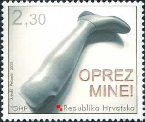 Natjecanje za najbolju stranu marku „Annual Best Foreign Stamp Poll“, Kina, 2003. – Oprez, mine!
