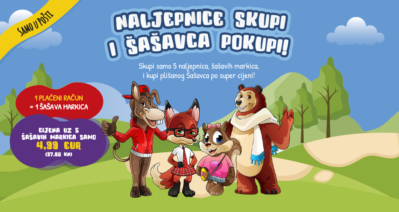 Naljepnice skupi i Šašavca pokupi
